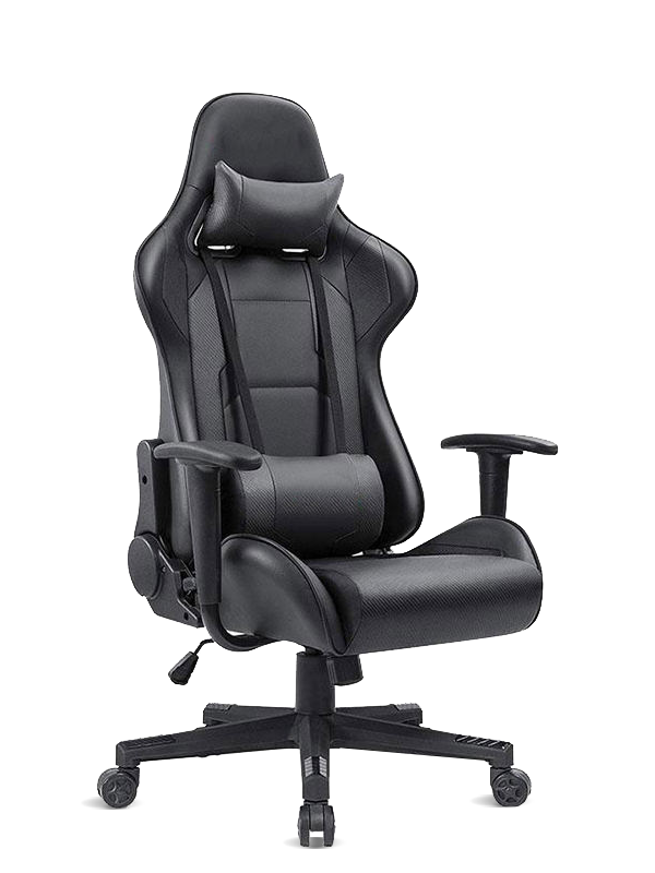 Racing RGB Gaming Liegestuhl Gaming Stuhl Fußstütze Gaming Stuhl mit LED-Leuchten 