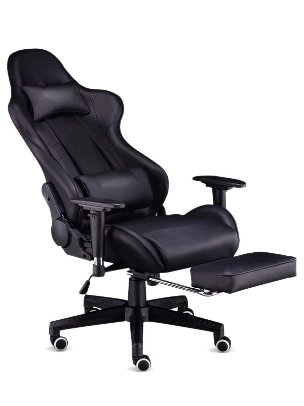 Heißer verkaufender hochwertiger PU-PVC-Racing-Massage-Gaming-Stuhl in Schwarz und Rot 