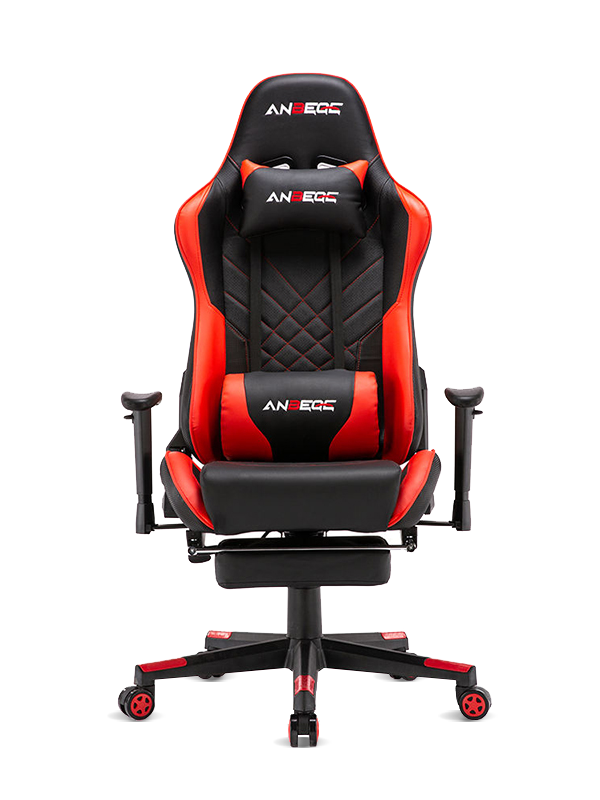 Moderner, ergonomischer, komfortabler Gaming-Stuhl aus Leder mit Fußstütze und Kopfstütze HS-8020  Moderner, ergonomischer, komfortabler Gaming-Stuhl aus Leder mit Fußstütze und Kopfstütze HS-8020