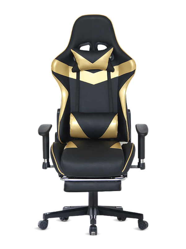 High-End-Gaming-Stühle mit Fußstütze und Kissen zum Spielen 